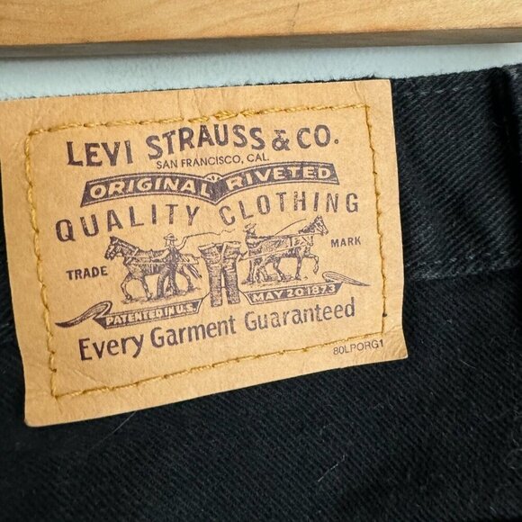 Vintage Black Denim Orange tab  Men's Jeans 38" X 34" - Picture 5 of 8